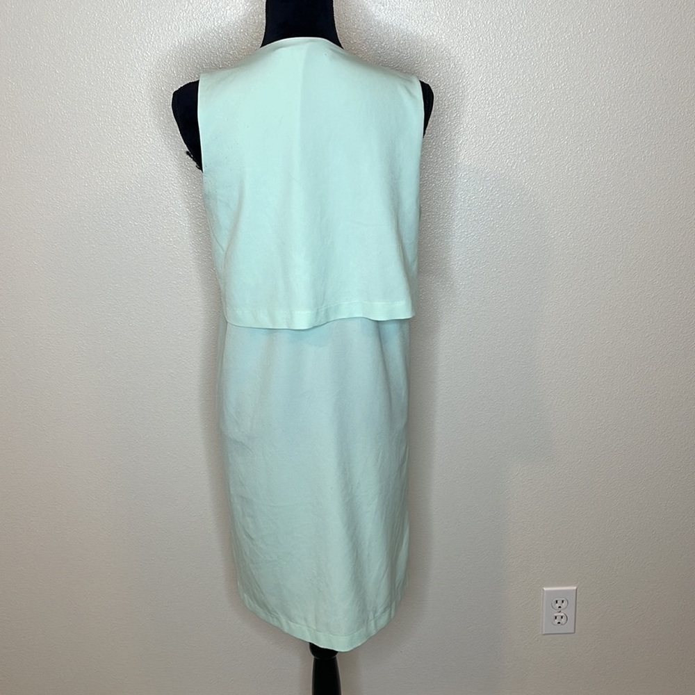 GNW Open Drape Front Sleeveless Cardigan Coat Small - Picture 5 of 6